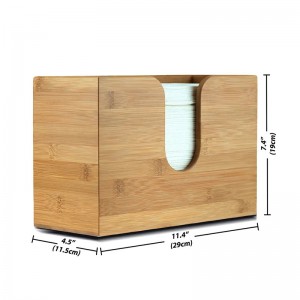 Bambu -taitepaperipyyhkeiden annostelija