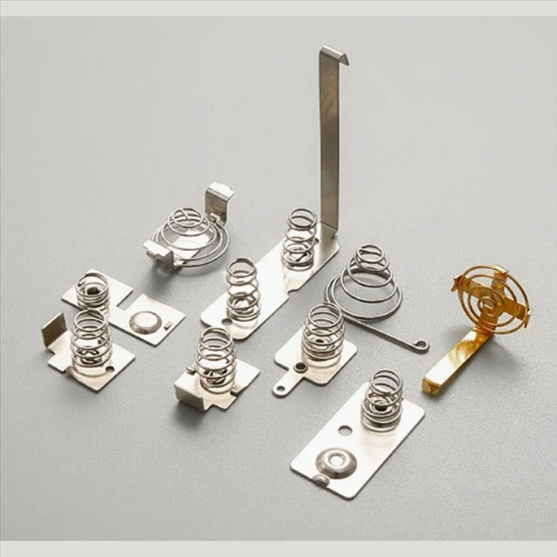 Metallileimausosat Kupari Teräs Sähkö Sähkö Elektroninen Kosketin akun kosketussirpaleita