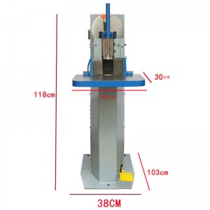 JR-S400 iso alusta sähköinen pystysuora kulmaleikkauskone pyöreä kulmaleikkuri