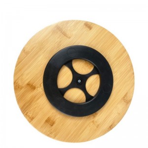 Bambu pyörivä alusta, säilytystarjotin