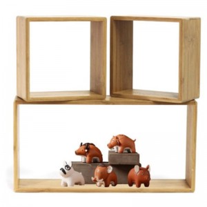 DIR Bamboo Frame Seinäkoristelu Säilytys Organisaatiosetti