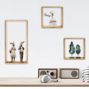 DIR Bamboo Frame Seinäkoristelu Säilytys Organisaatiosetti