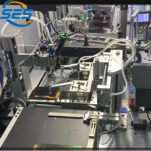 Matkapuhelimennäyttö kaksinkertainen-Sivullinen liiman annostelulinja