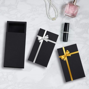 Luxe musta vetolaatikko lahjarasia