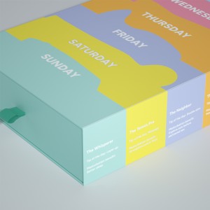 Värikäs arkipäivän lahjarasia