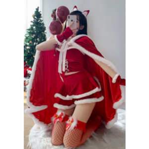 Seksikäsnaiset\\Uuden vuoden mekot. Uudet talvityylit, camisole -aluspaitoja, trendikkäitä asusteita kuumille tytöille, viattomat - Näyttävät pupun tyttöpuvut, viitta, univormut251+302 Hinta:$299,99