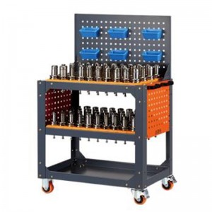 Harmaa pomo penkki viispöytäkärry