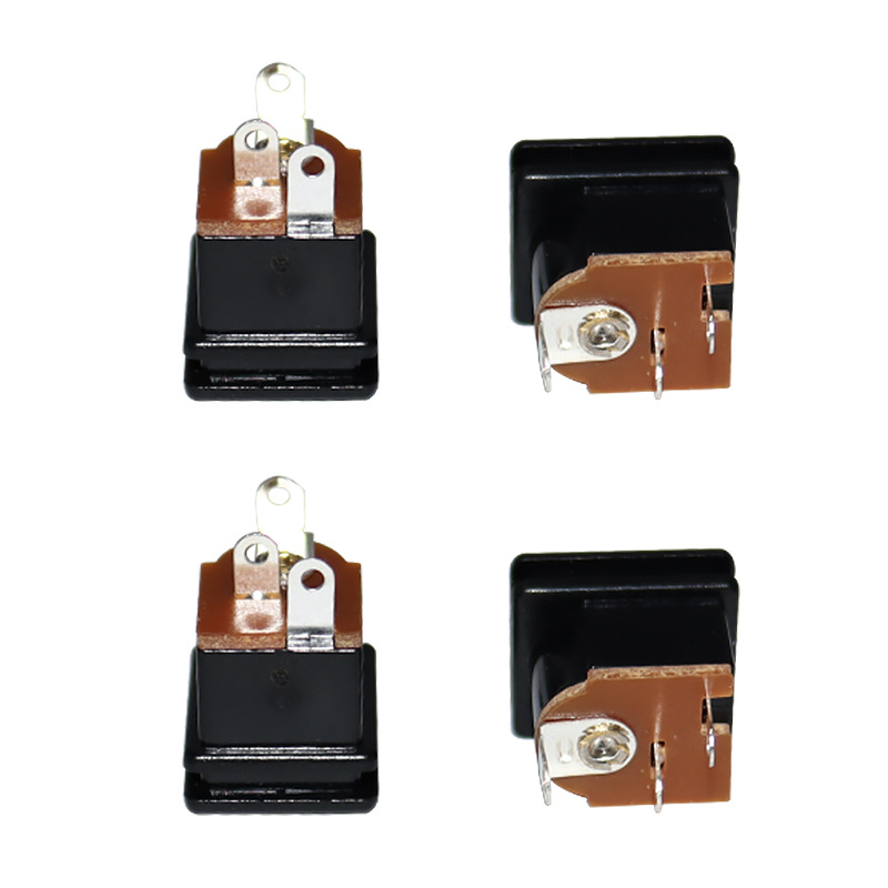 DC -pistorasia DC-207, suora insertion äänen pistorasia, kaksi-nasta kuparitapin virran latauspistorasia