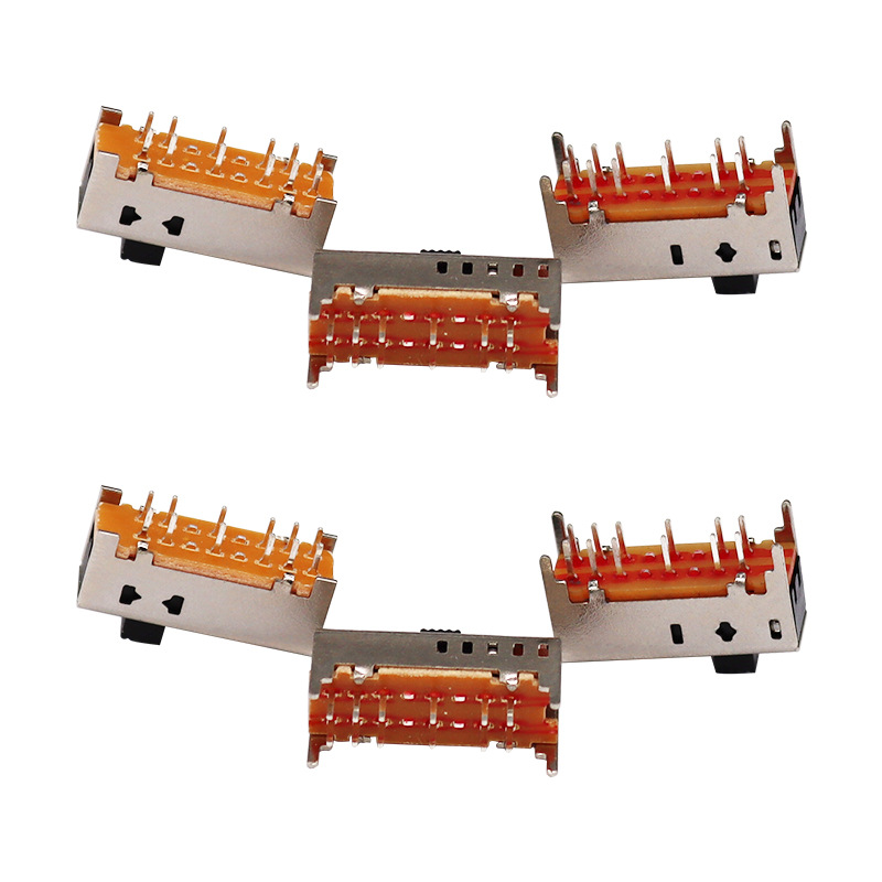 Liukukytkin SS25D01 Double-rivi 12-PIN -liukukytkin Elektroninen tuotteen mikroportikaalinen liukukytkin