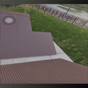 Alumiinipaneelit suuren seinän katolle-muotoinen muotoilu lämmöneristysominaisuuksilla