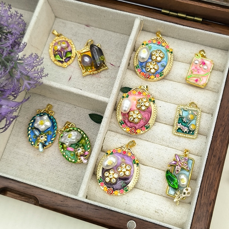 Vintageöljymaalausriipus